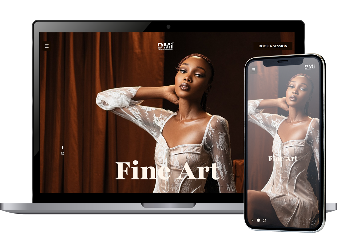 DMI Website Screens